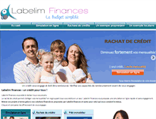 Tablet Screenshot of labelim-finances.com